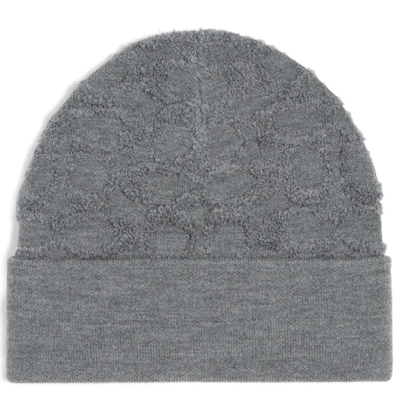 Coach Accessories - Coach Terry Logo Wool Beanie nwt